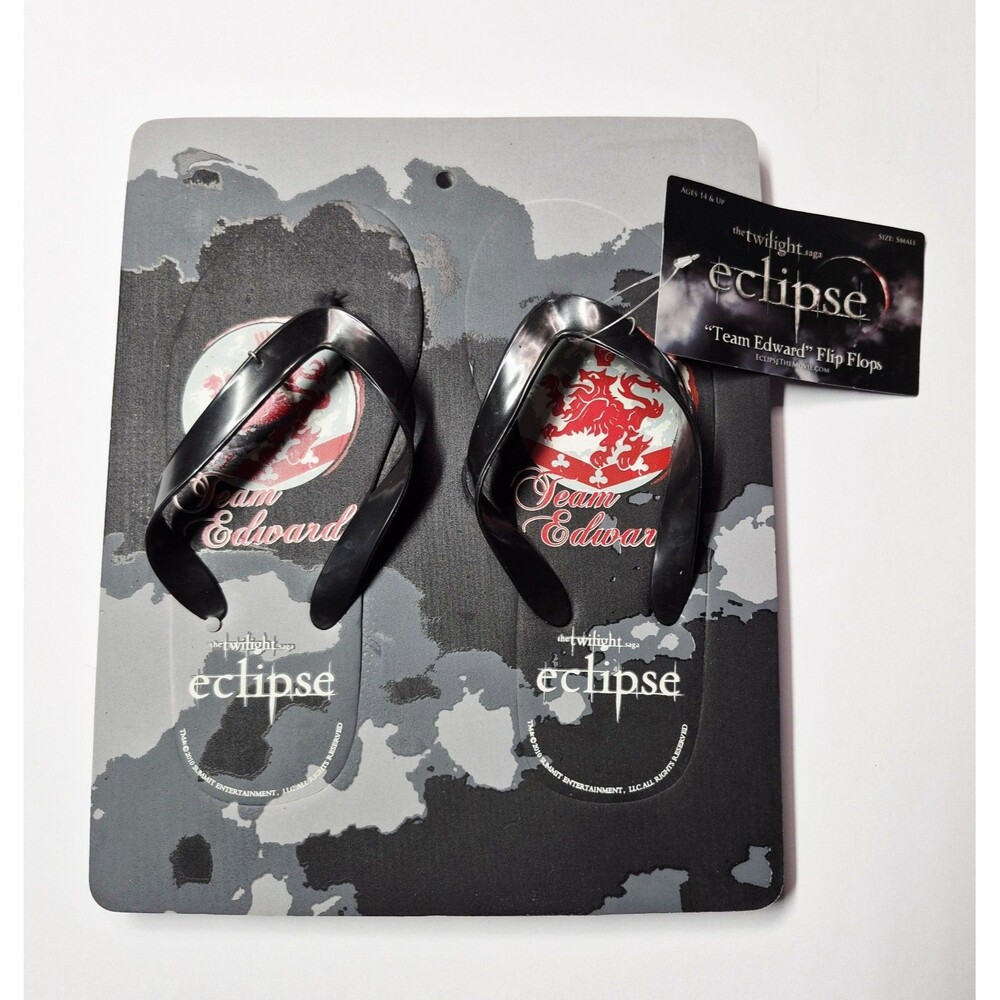 NECA Twilight Saga Eclipse Team Edward Flip Flops New With Tags 2010 Small 5/6